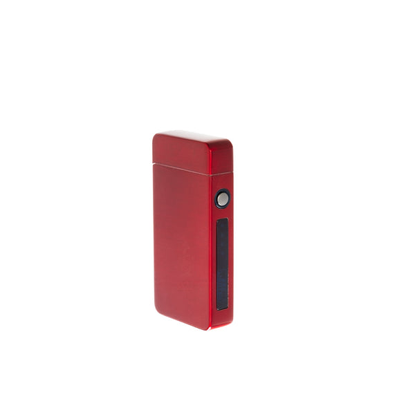 Flameless Flip Top Lighter Red Satin