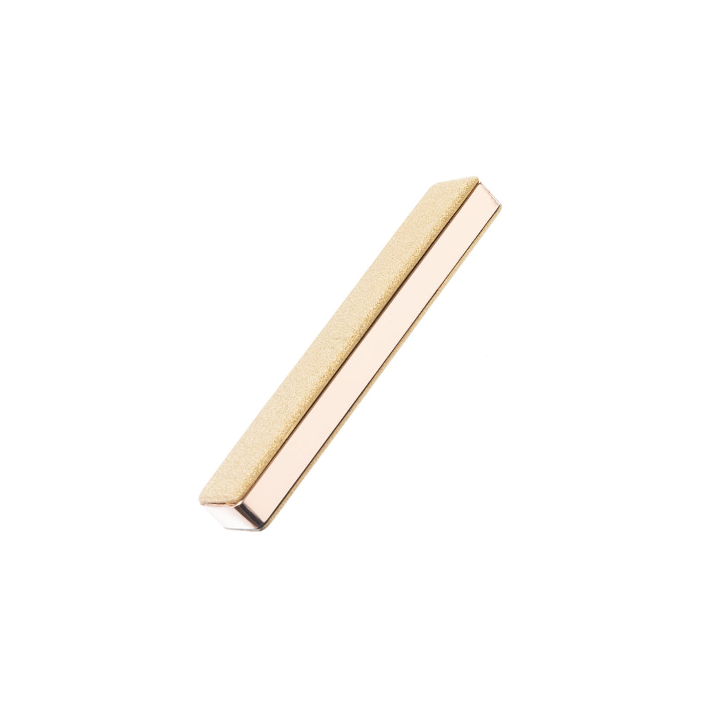 Flameless Rectangular Metal Trim Lighter Gold