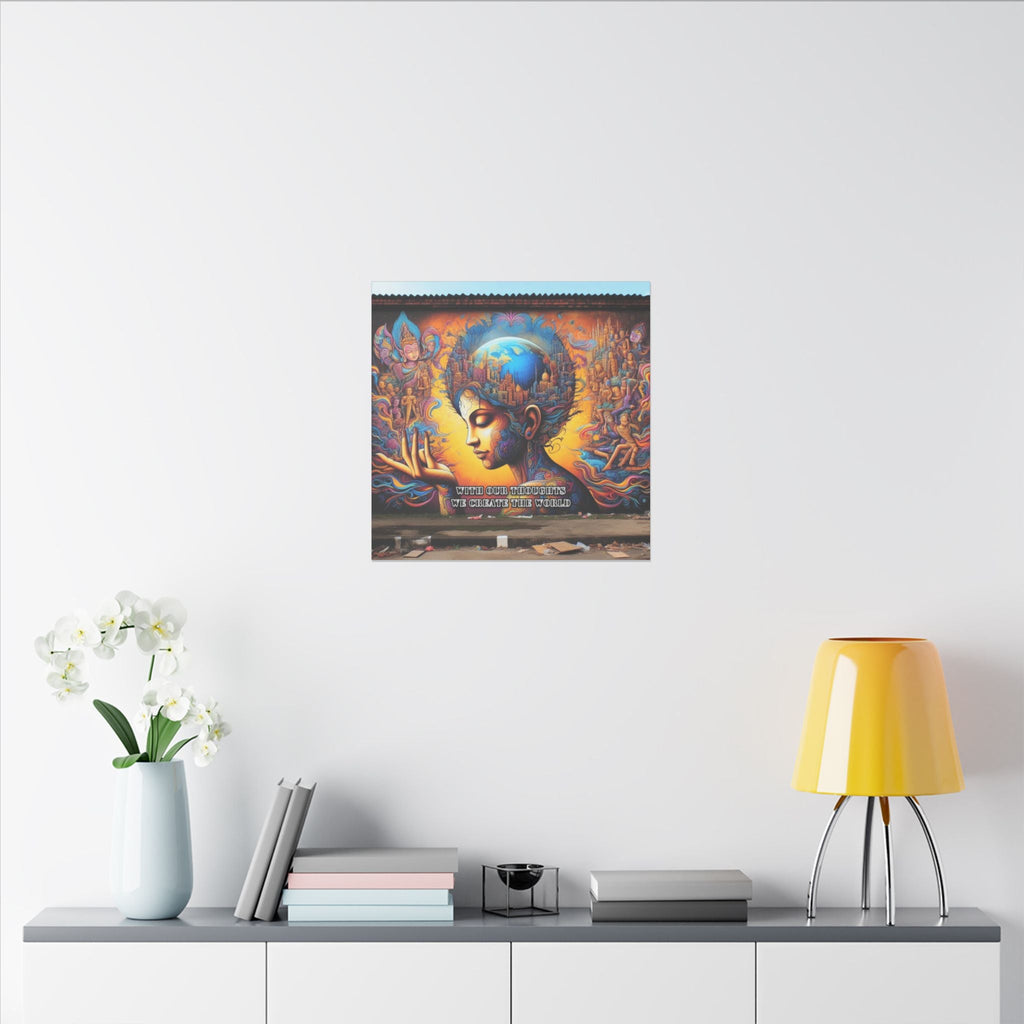 WITH OUR MINDS Matte Canvas, Stretched, 0.75"