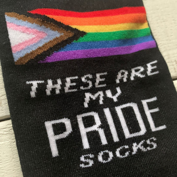 3 Pack Pride Socks | LGBTQIA Rainbow Unicorn Pronouns Socks