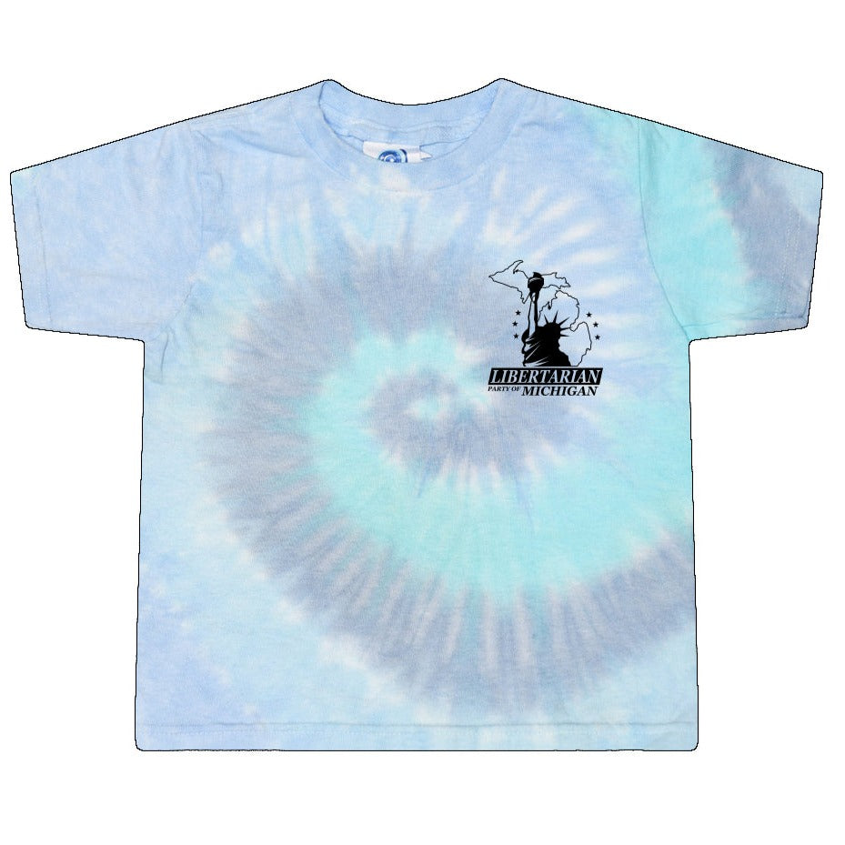 Libertarian Party of Michigan Tie Dye Cropped Tee