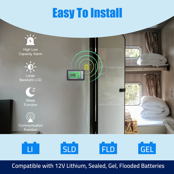 500 Amps Battery Monitor by ACOPOWER
