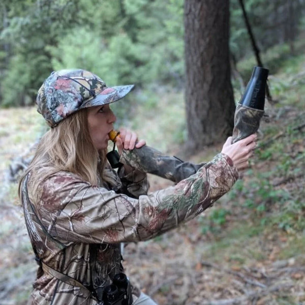 2-in-1 REAR Face Mask and Camo Hat (Fitted)