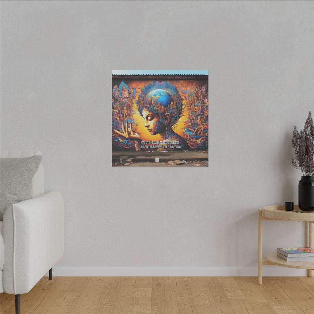 WITH OUR MINDS Matte Canvas, Stretched, 0.75"