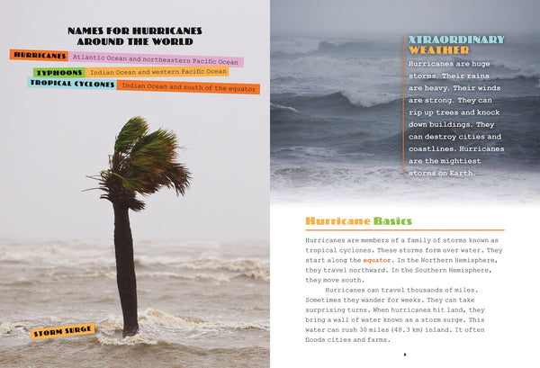 X-Books: Weather: Hurricanes by The Creative Company Shop