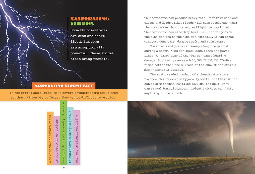 X-Books: Weather: Thunderstorms by The Creative Company Shop