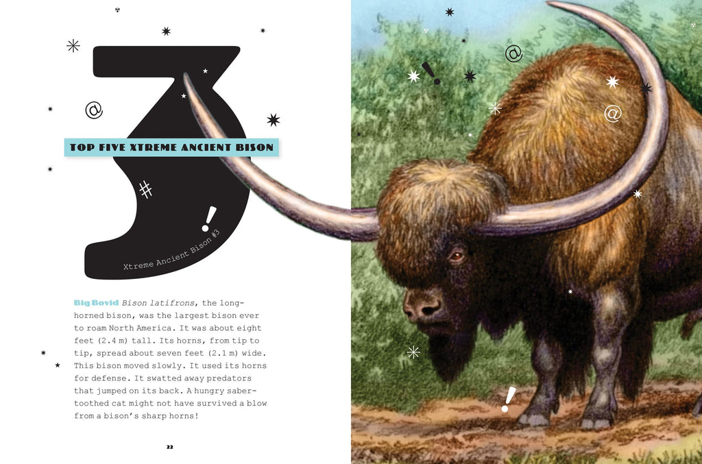 X-Books: Ice Age Creatures: Ancient Bison by The Creative Company Shop