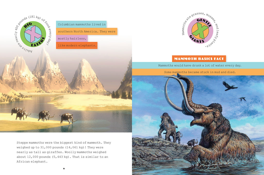 X-Books: Ice Age Creatures: Mammoths by The Creative Company Shop