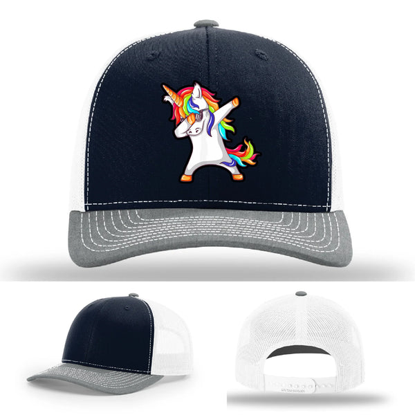 Dabcorn Leather Patch Hat Dabbing Unicorn