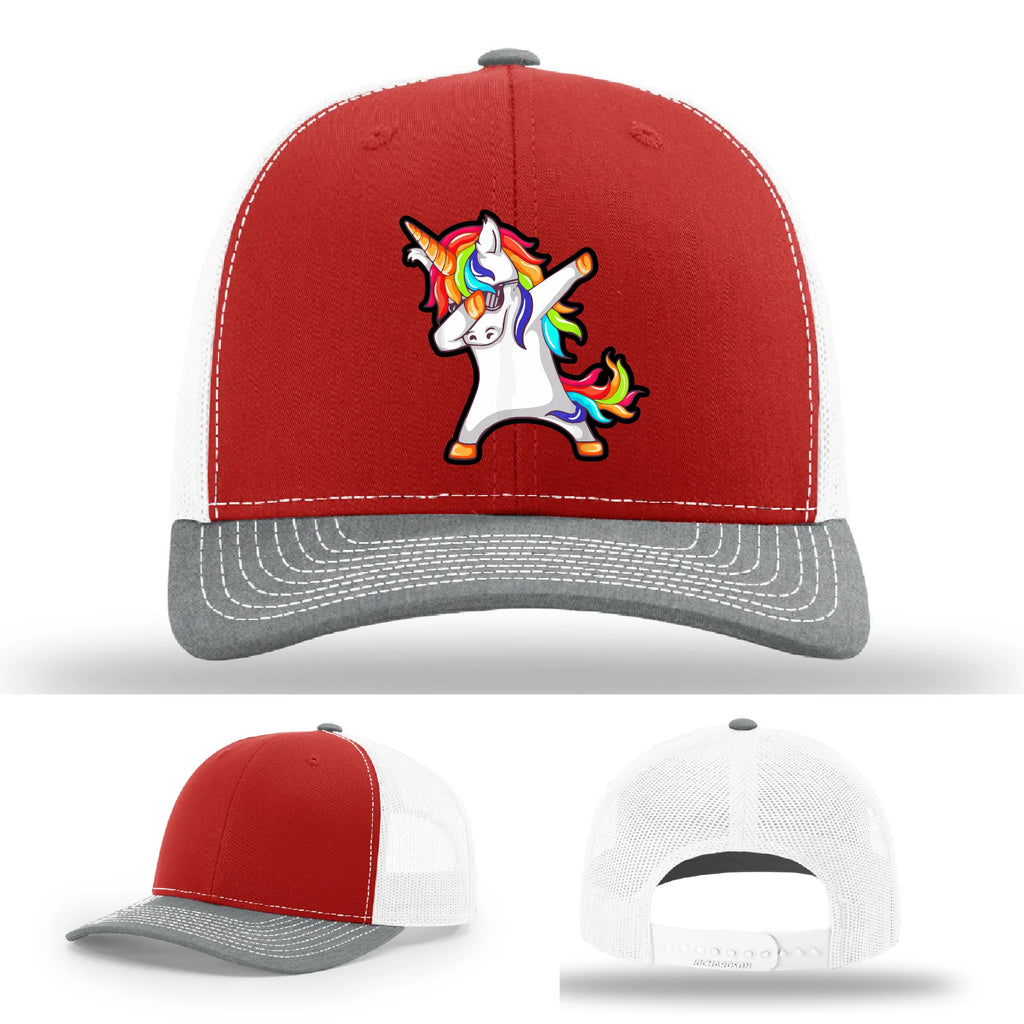 Dabcorn Leather Patch Hat Dabbing Unicorn
