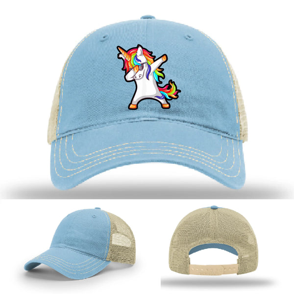 Dabcorn Leather Patch Hat Dabbing Unicorn