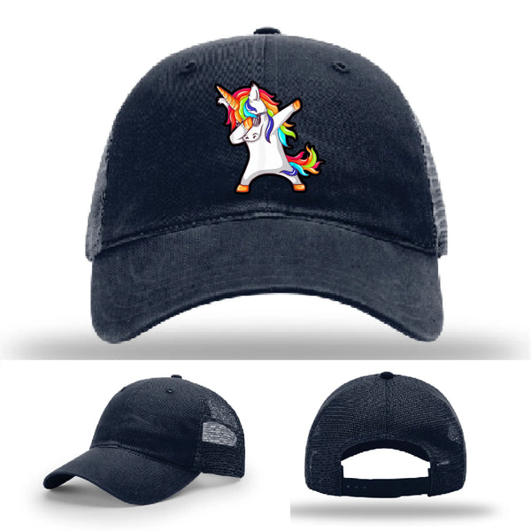 Dabcorn Leather Patch Hat Dabbing Unicorn