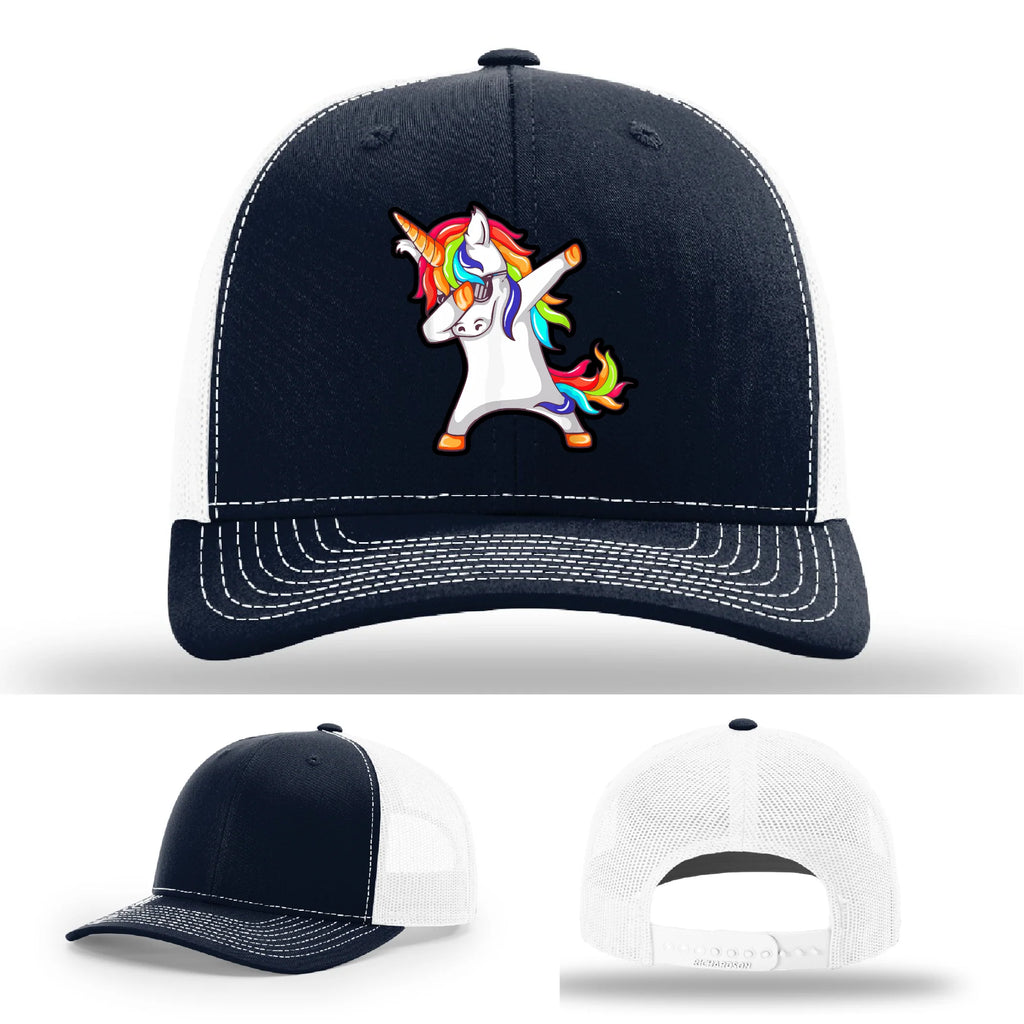 Dabcorn Leather Patch Hat Dabbing Unicorn