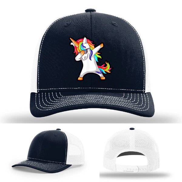Dabcorn Leather Patch Hat Dabbing Unicorn