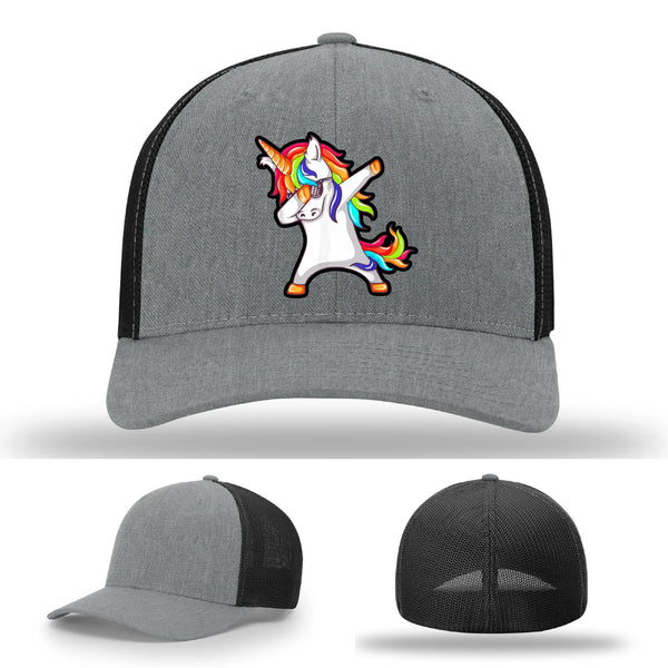 Dabcorn Leather Patch Hat Dabbing Unicorn