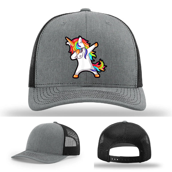 Dabcorn Leather Patch Hat Dabbing Unicorn