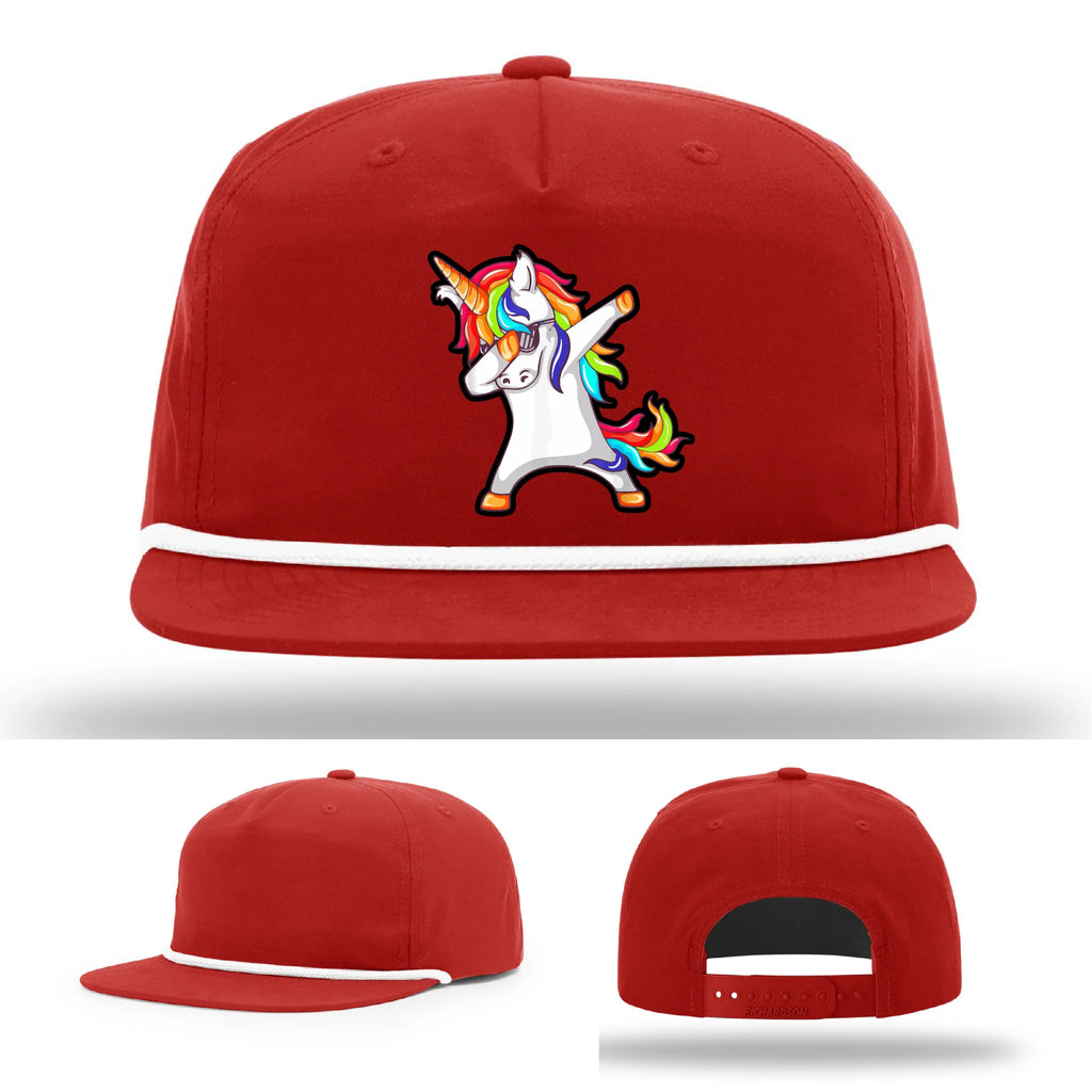 Dabcorn Leather Patch Hat Dabbing Unicorn