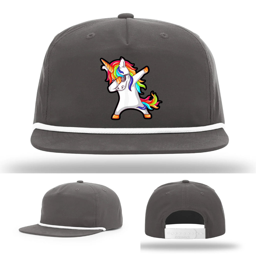 Dabcorn Leather Patch Hat Dabbing Unicorn
