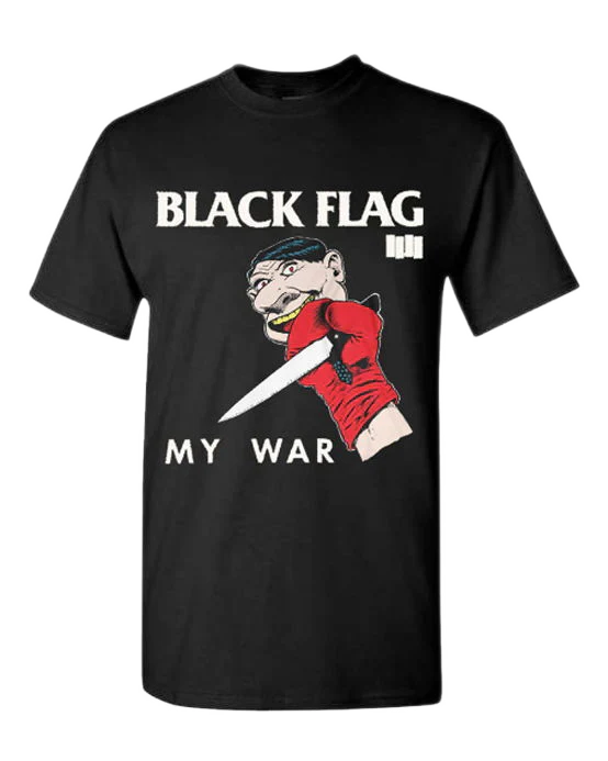 Black Flag My War Album T-shirt SST Records