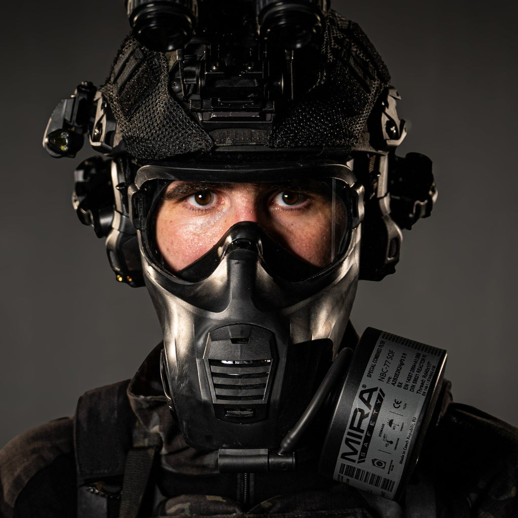 MIRA Safety Tactical Gas Mask: C21 Full Face Respirator