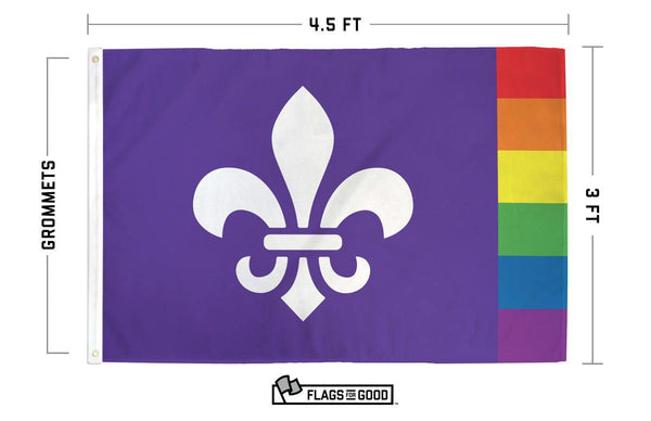 Rainbow Louisiana Flag