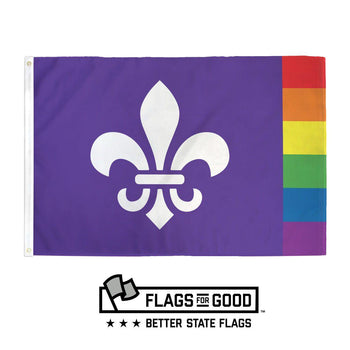 Rainbow Louisiana Flag