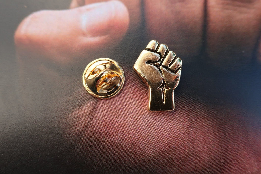 Civil Rights Gold Lapel Pin