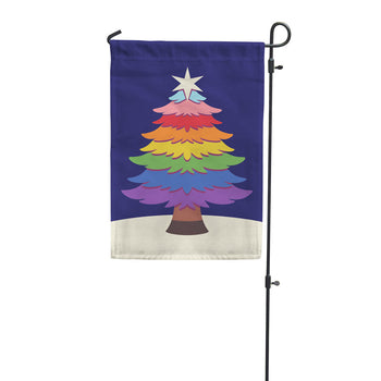 Happy Holigays Garden Flag