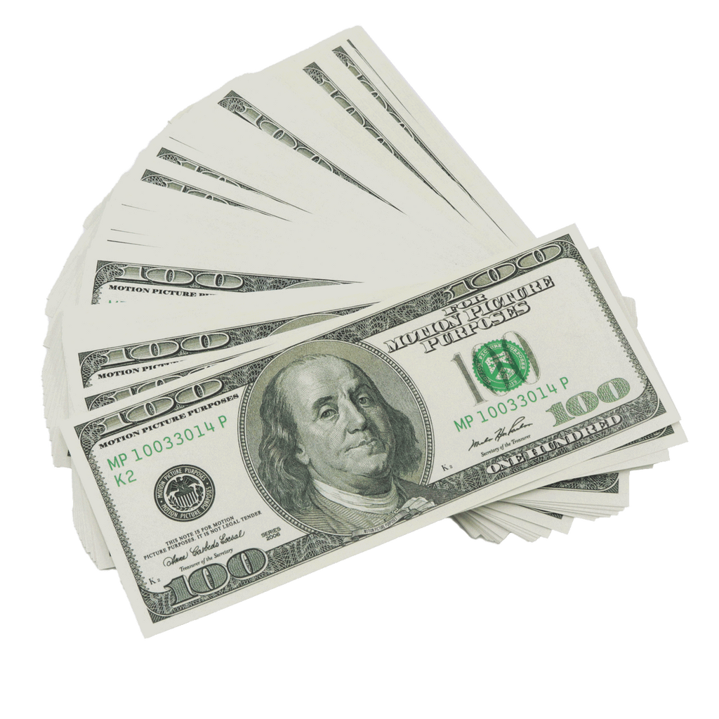 $10,000 Full Print 2000 Series Stack