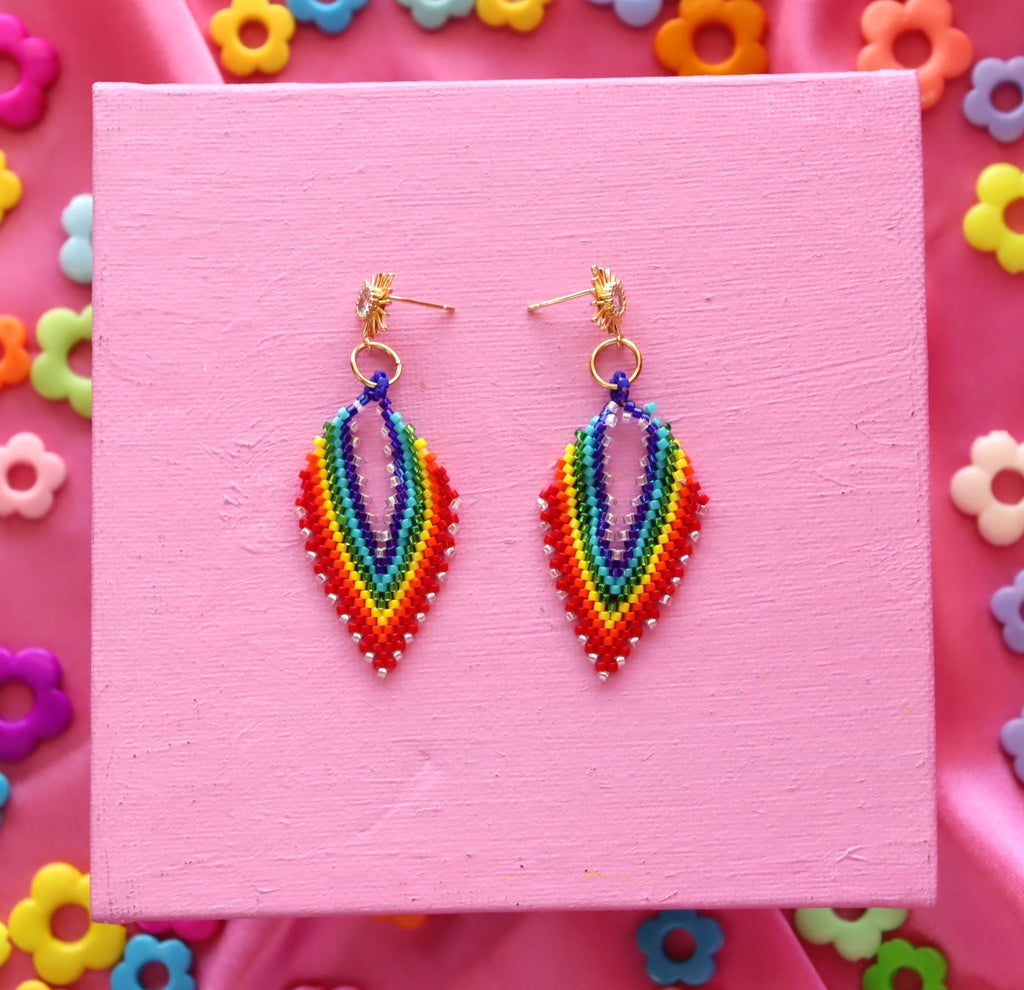 Beaded Pride Earrings