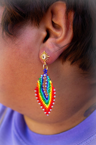 Beaded Pride Earrings