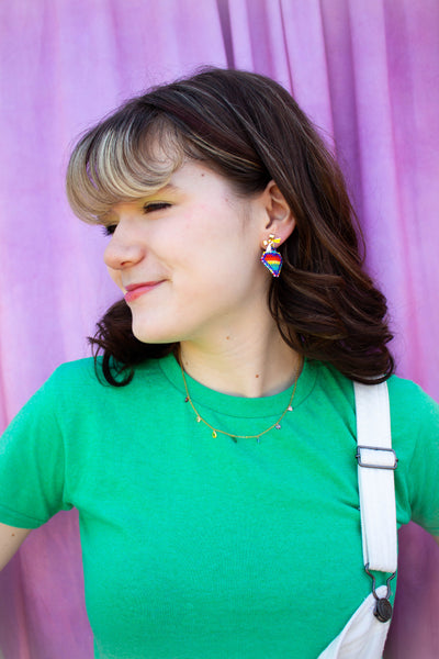 Beaded Pride Earrings