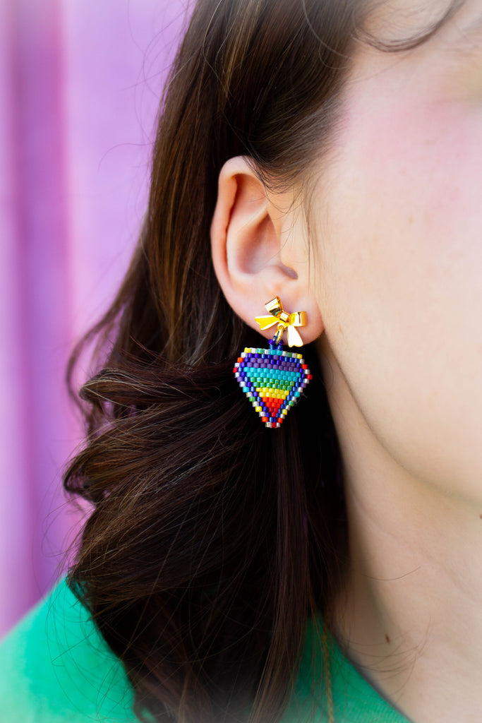 Beaded Pride Earrings