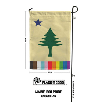 Rainbow Maine 1901 Garden Flag