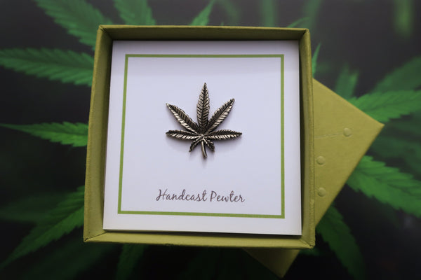 Marijuana Leaf Lapel Pin