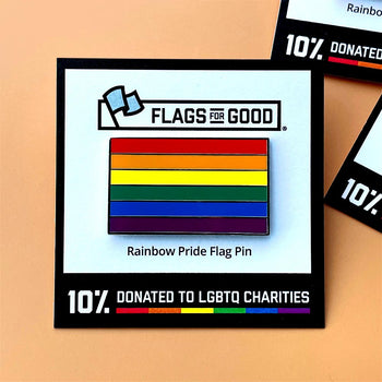 Rainbow Gay Pride Flag Enamel Pin