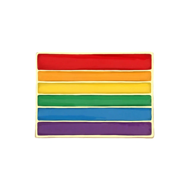 Asexual Gay Lesbian LGBT Pride Non-binary Trans Rainbow Enamel Brooch Lapel Pin Badge