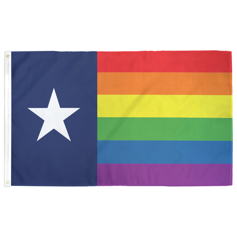 Texas LGBTQ+ Pride Flags