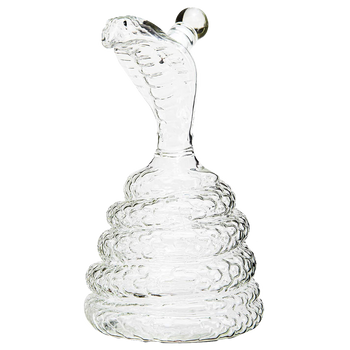 King Cobra Snake Whiskey Snake Whiskey & Wine Decanter King Cobra Snakes Liquor Decanters - Snake Bottle 500ml - The Wine Savant Snake glass decanter, Coiled Snake Holder Ornament Home Decoration - Hold Any Liquod