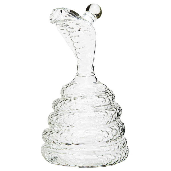 King Cobra Snake Whiskey Snake Whiskey & Wine Decanter King Cobra Snakes Liquor Decanters - Snake Bottle 500ml - The Wine Savant Snake glass decanter, Coiled Snake Holder Ornament Home Decoration - Hold Any Liquod