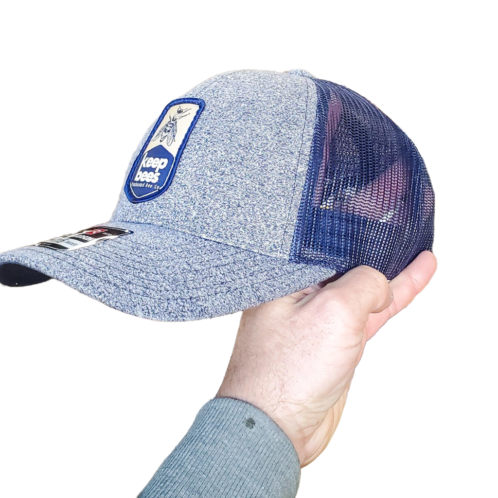 Woven Keep Bees Trucker Hat