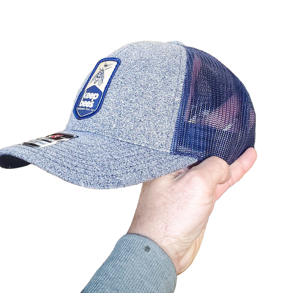 Woven Keep Bees Trucker Hat