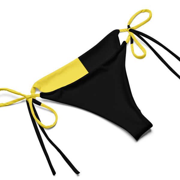 Ancap All-over print recycled string bikini