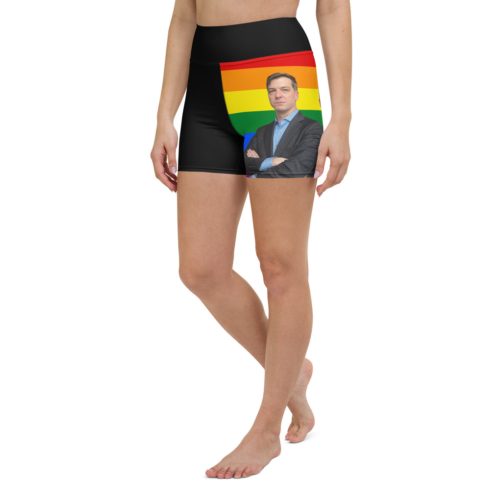 Chase and Mike 2024 LGBT Yoga Shorts