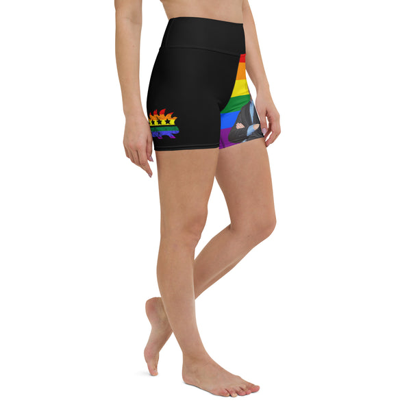 Chase and Mike 2024 LGBT Yoga Shorts