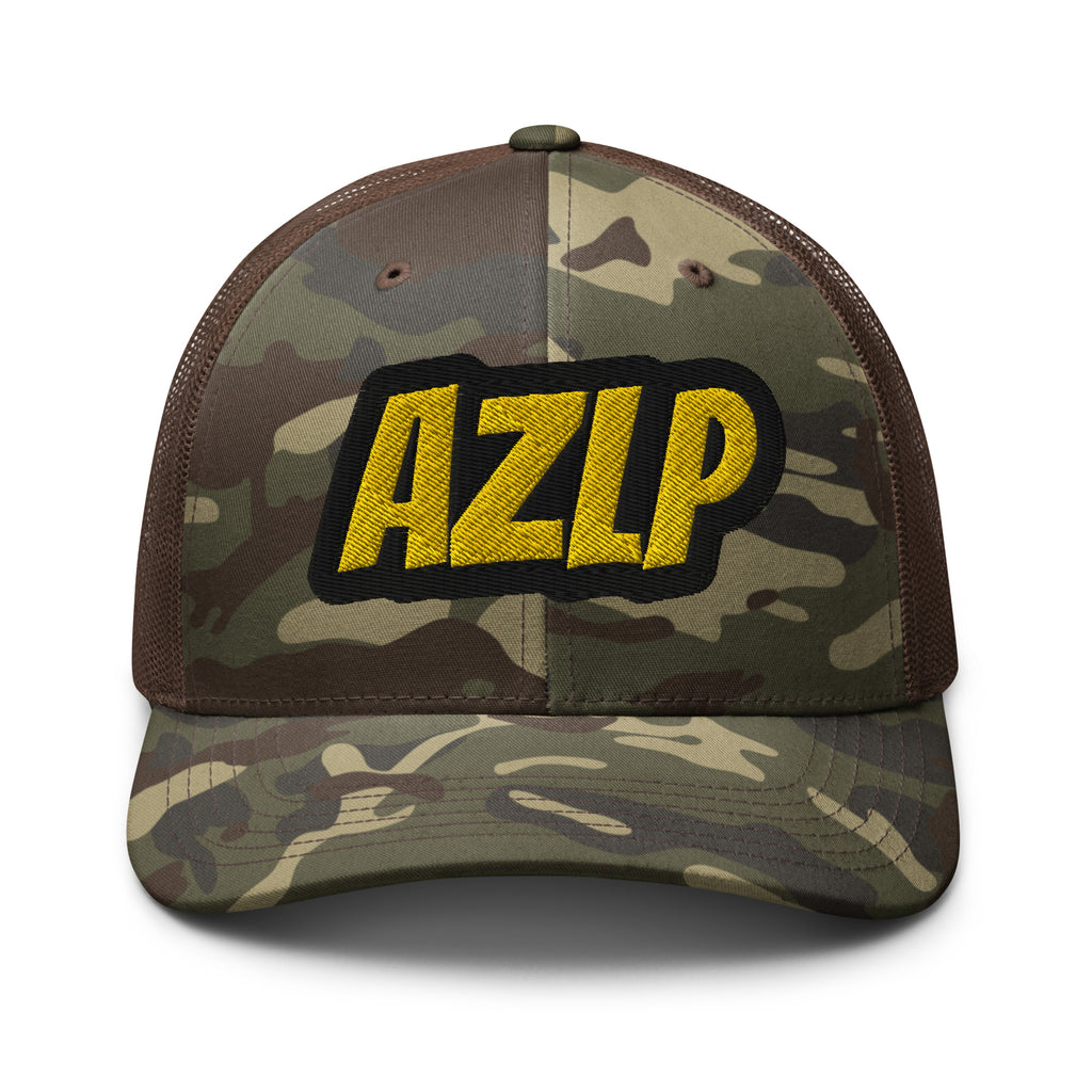 AZLP Camouflage trucker hat - Proud Libertarian - Libertarian Party of Arizona