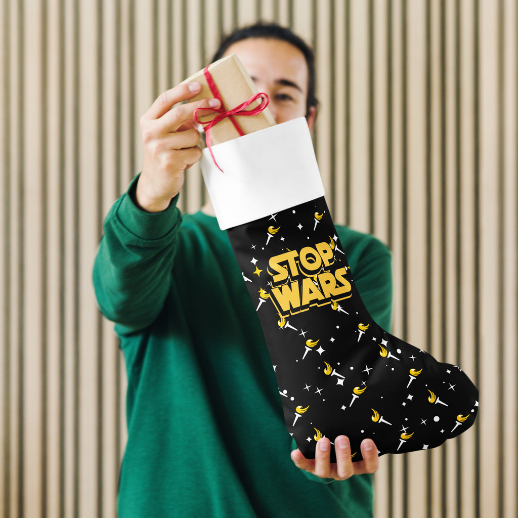 Stop Wars Libertarian Party Christmas stocking - Proud Libertarian - Proud Libertarian