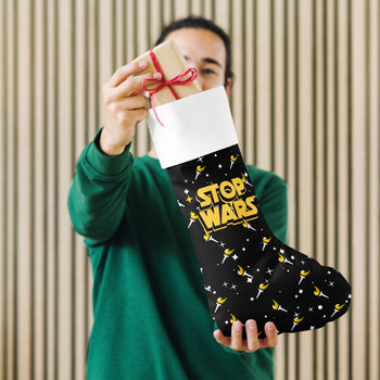 Stop Wars Libertarian Party Christmas stocking - Proud Libertarian - Proud Libertarian