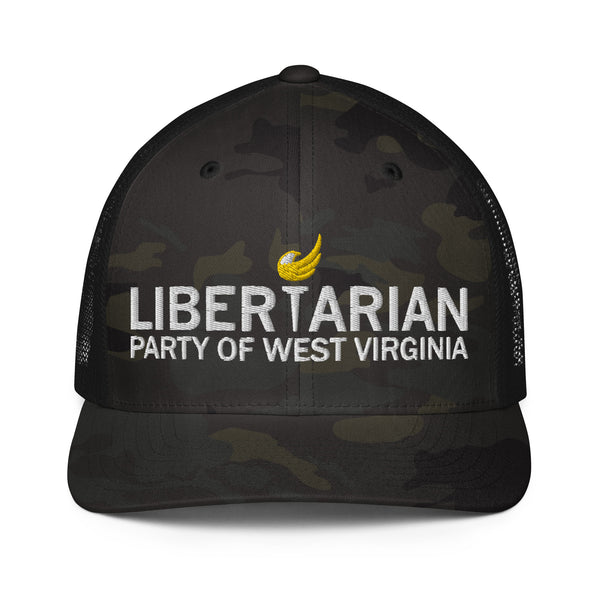 Libertarian Party of West Virginia Closed-back trucker cap