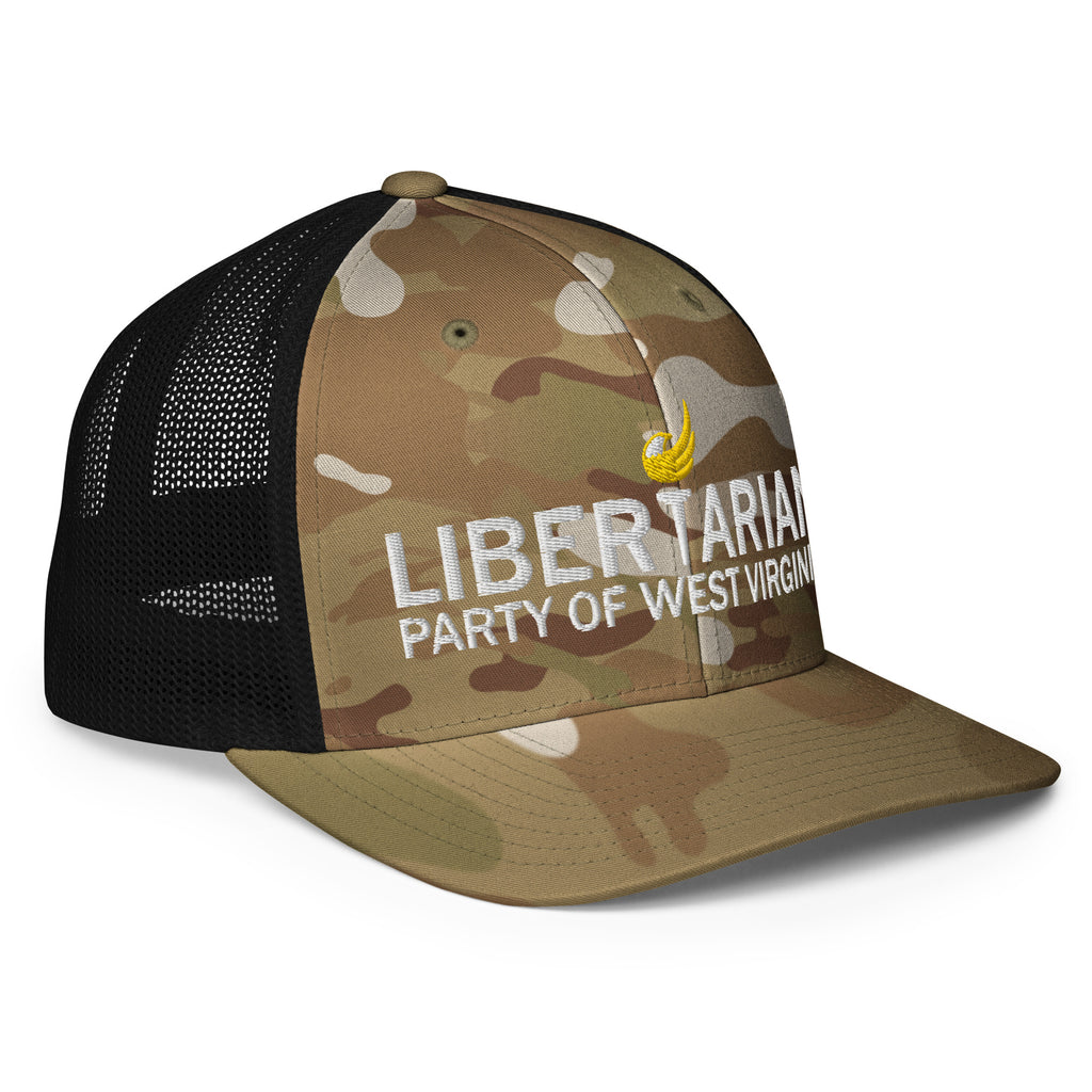 Libertarian Party of West Virginia Closed-back trucker cap